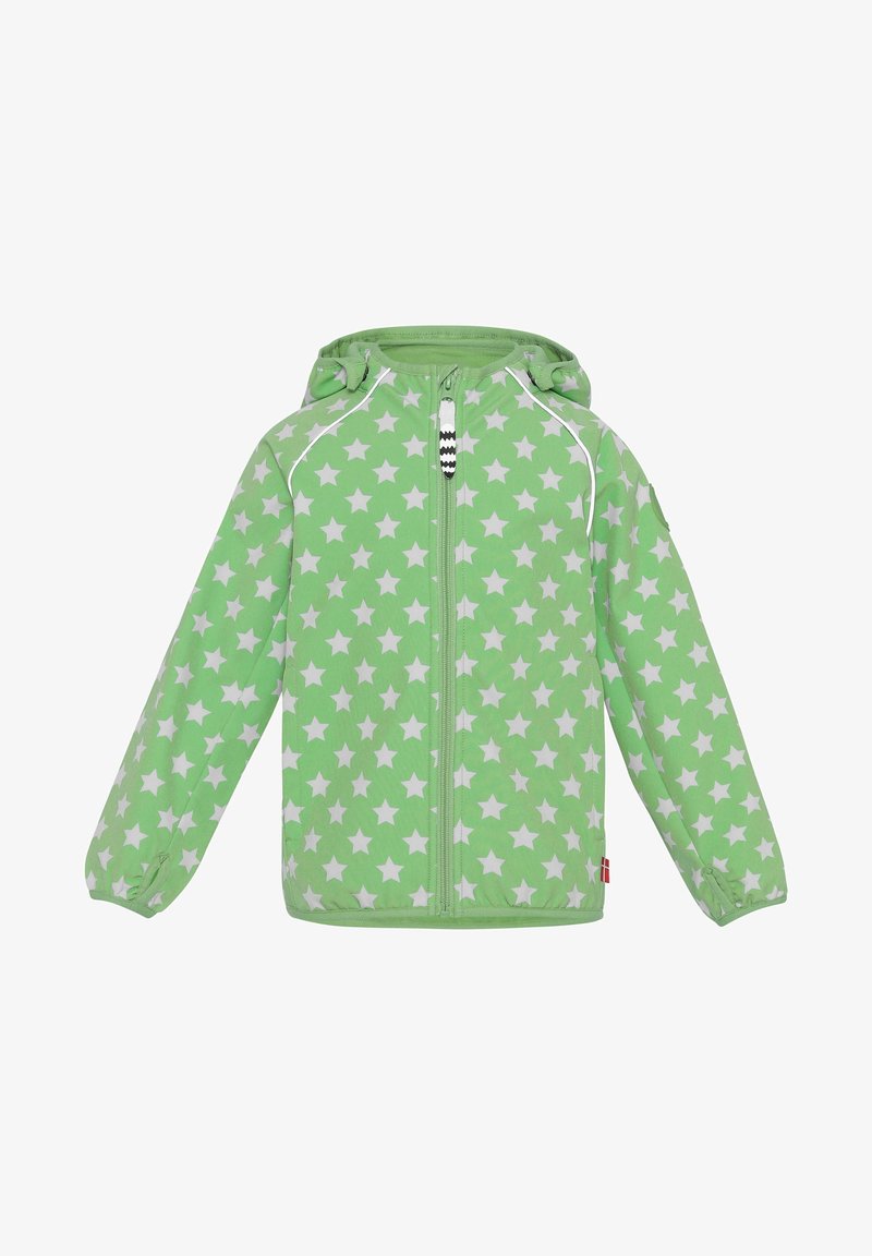 Racoon Outdoor COLTON - Soft shell jacket - light green white