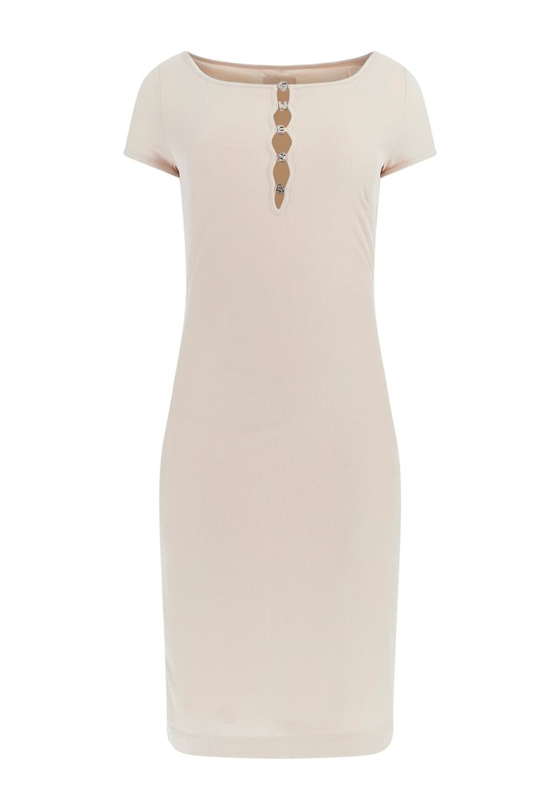 Guess Gebreide jurk beige