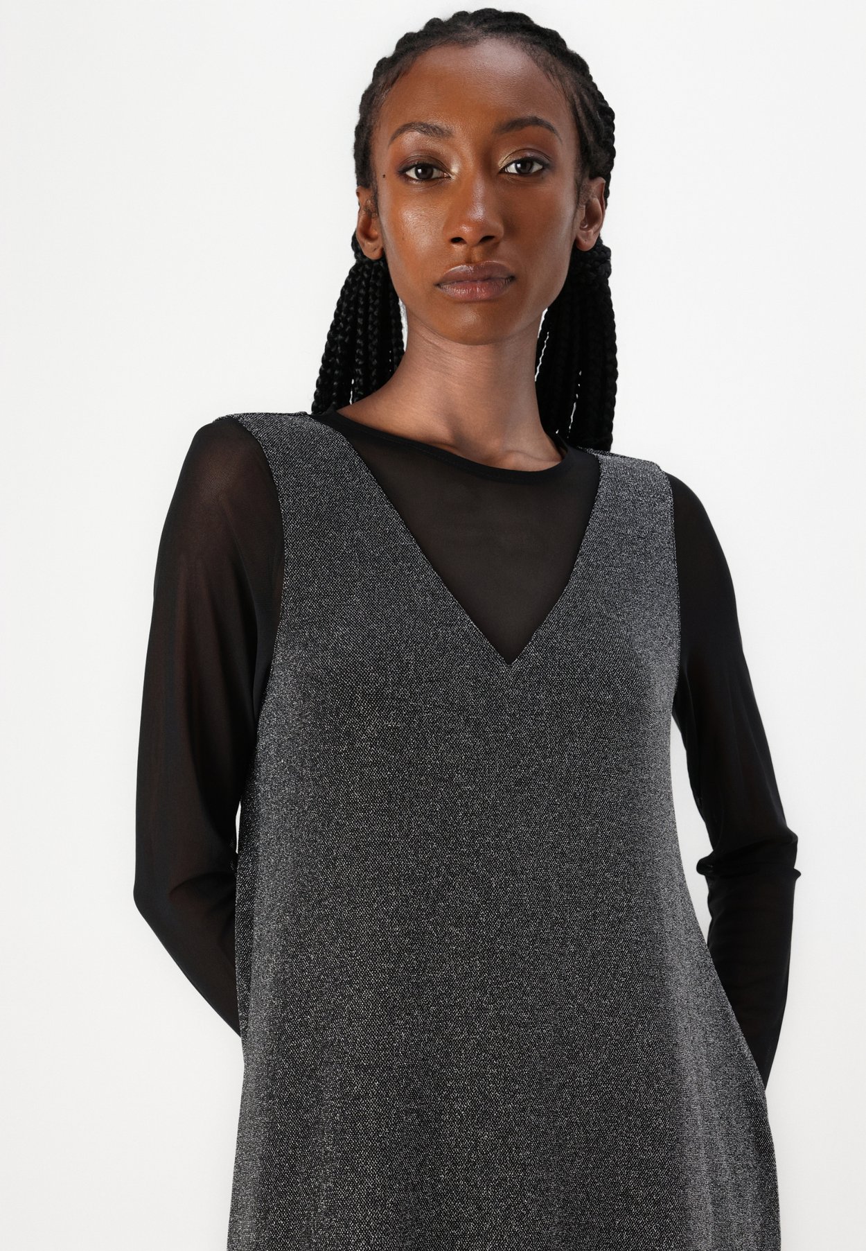 ONLQUEEN V NECK DRESS