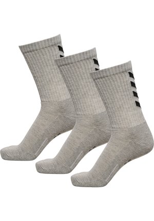 Hummel FUNDAMENTAL 3-PACK  - Sportsstrømper - grey melange