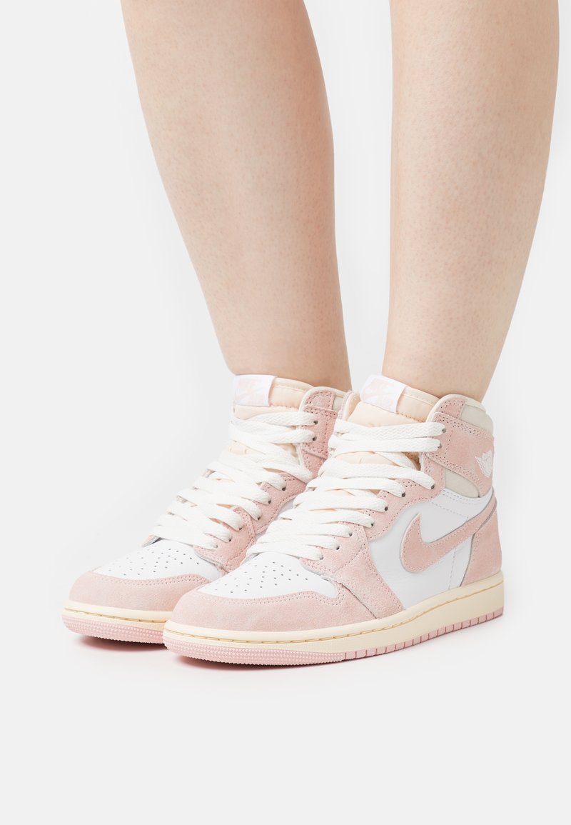 all white jordan 1 high top