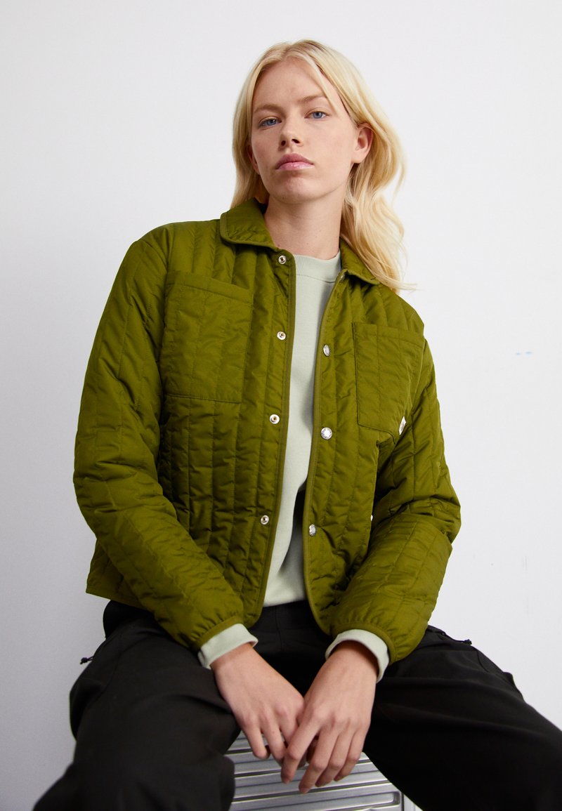 The North Face REVERSIBLE VISOKE JACKET - Outdoorová bunda - forest olive/pine needle