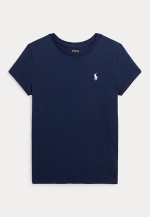 Polo Ralph Lauren COTTON JERSEY CREWNECK TEE - Paprasti marškinėliai - newport navy