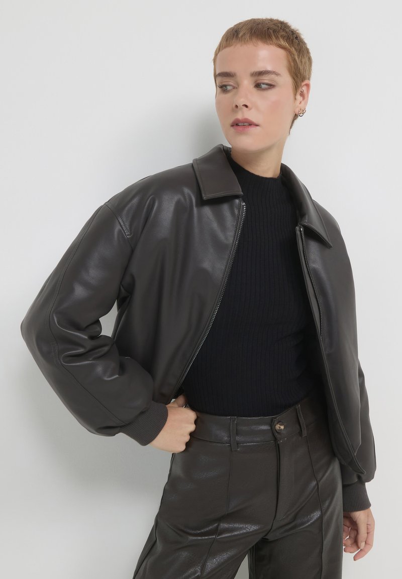 Calliope Giubbotto Bomber - marrone