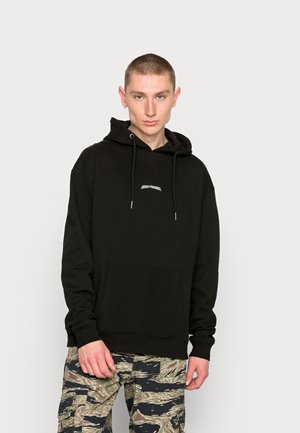 BASKET BOXY HOODIE - Gornji dio trenirke - black