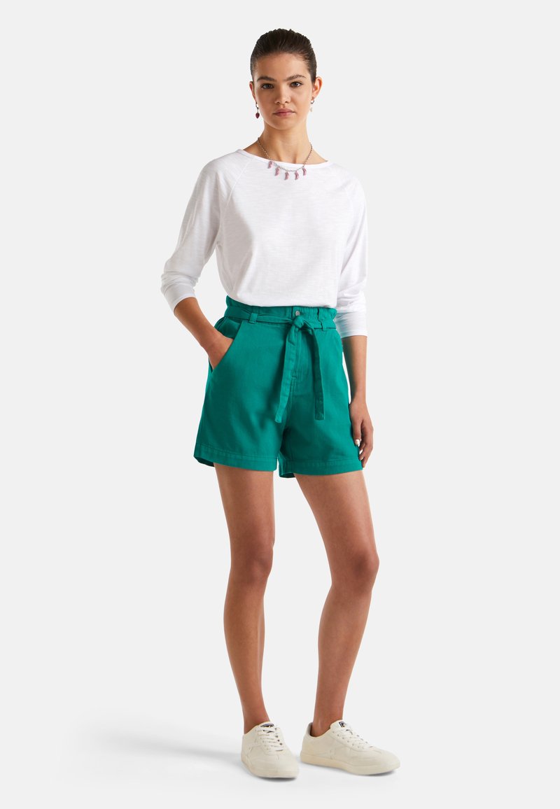 United Colors of Benetton Jeansshort groen United Colors of Benetton Jeansshort groen
