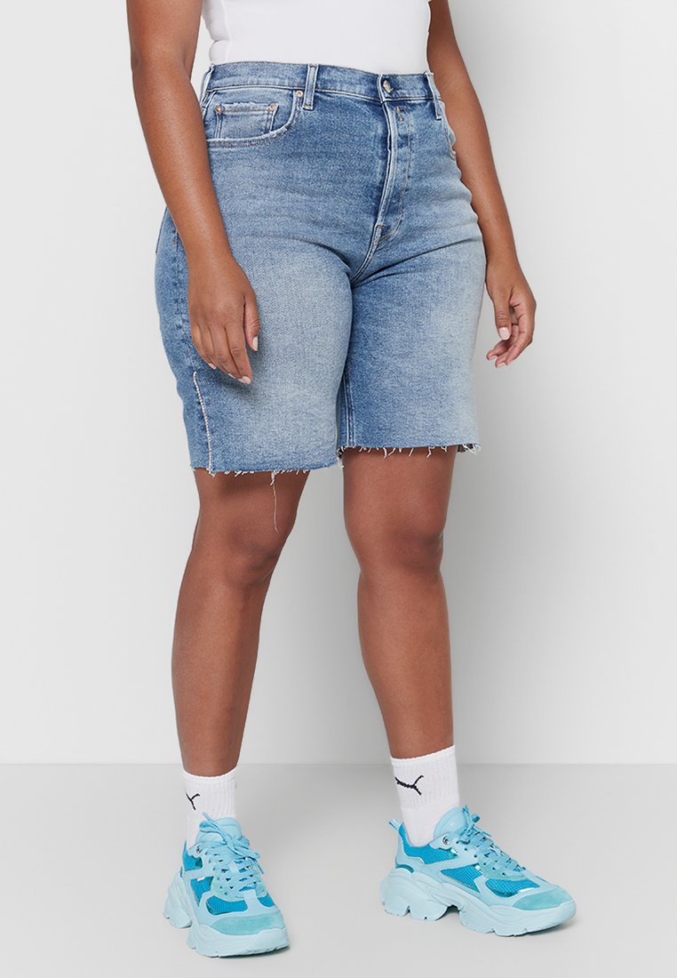 Replay Jeansshort blauw