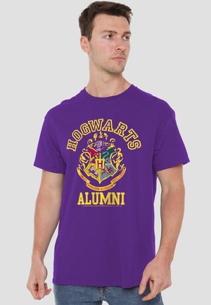 Cotton Soul, HARRY POTTER HOGWARTS ALUMNI - Print T-shirt - purple