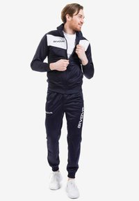 Non selezionato, blu  bianco