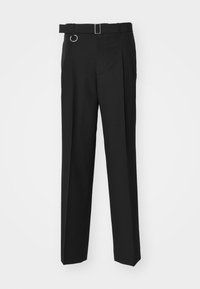 LOOSE SUIT PANT - Hlače za odijelo - black