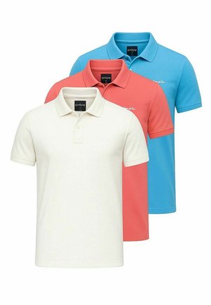 SET OF 3 - POSS - Polo - blue, rose, off white