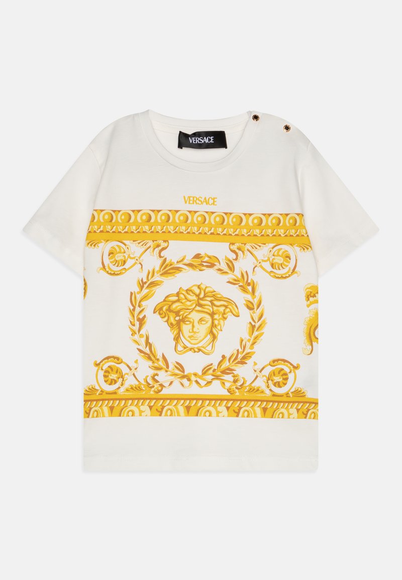 Versace BABY GARLAND MEDUSA PRINT UNISEX - Triko s potiskem - white/gold