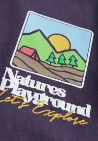 Next BACK PRINT - Langærmet T-shirt - purple