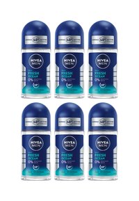 NIVEA MEN 6ER SET FRESH OCEAN DEO ROLL-ON 6 X 50 ML - Deodorant - transparent