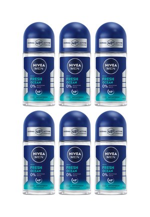 6ER SET FRESH OCEAN DEO ROLL-ON 6 X 50 ML - Deodorant - transparent