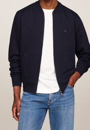 Sweater met rits - dark blue