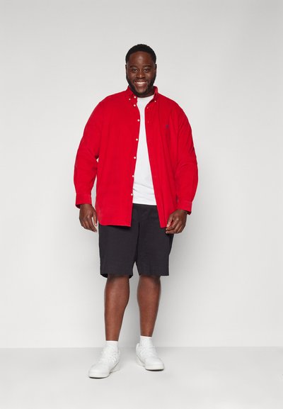 Polo Ralph Lauren Big & Tall FINE-WALE CORDUROY SHIRT - Πουκάμισο - martin red