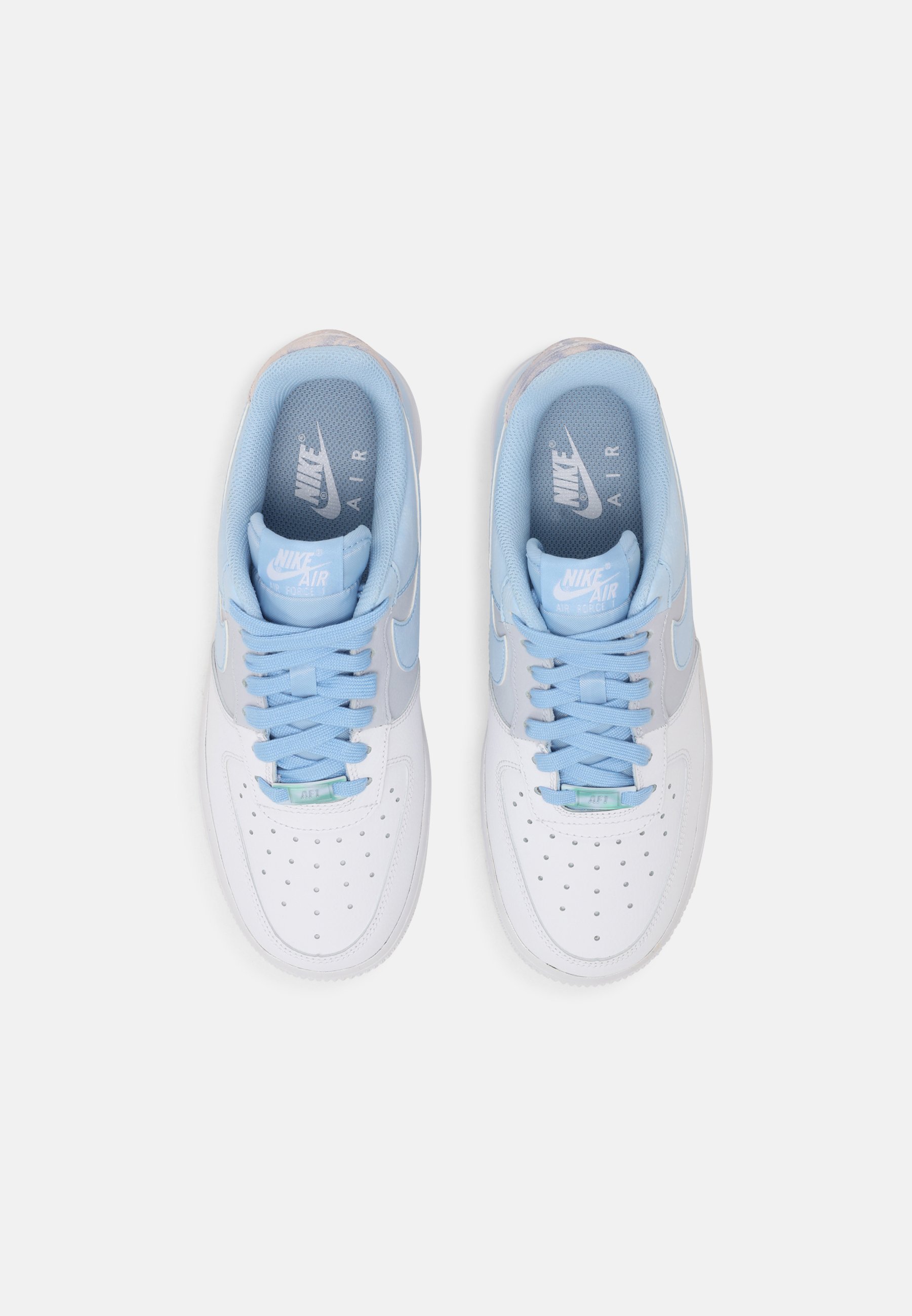 Nike Sportswear AIR FORCE 1 '07 LV8 - Sportbačiai - psychic blue/football  grey/white/mėlyna - Zalando.lt
