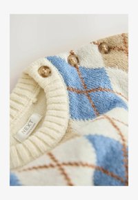 Non sélectionné, cream argyle