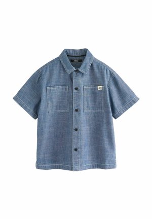 REGULAR FIT - SHORT SLEEVES - Srajca - chambray blue