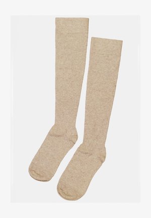 COMPRESSIE - Kojinės iki kelių - beige