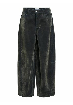 Object, BARREL FIT JEANS WASHED CURVED LEG - Coupe large - medium blue denim