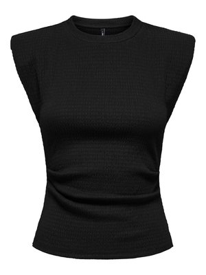 ONLY, ONLDEBBIE S/S SHOULDER TOP CC JRS - Top - black