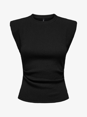 ONLY, ONLDEBBIE S/S SHOULDER TOP CC JRS - Débardeur - black