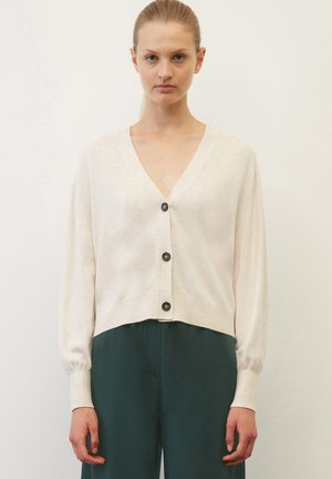 LONGSLEEVE V NECK - Kardigan - chalky stone melange