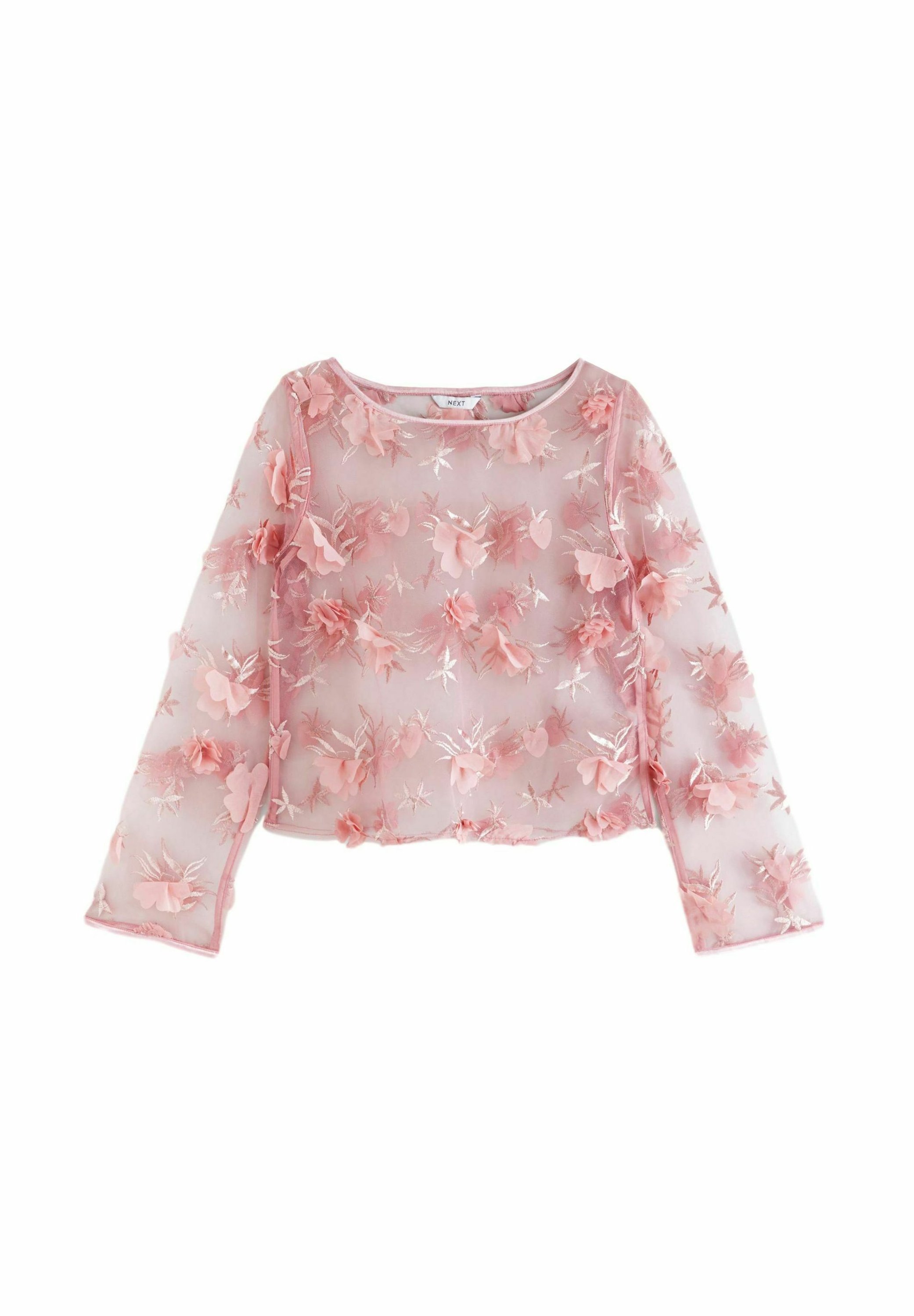 Next REGULAR FIT D FLORAL - Long sleeved top - pink - Zalando