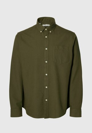Selected, SLHREGRICK-OX FLEX SHIRT LS W NOOS - Cămașă - khaki