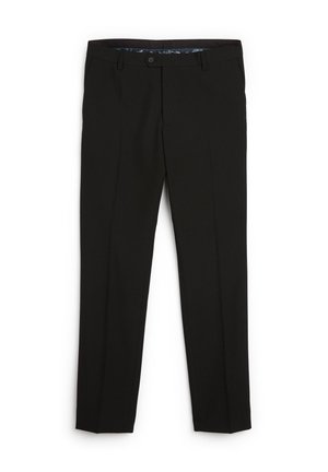 Stoffhose - metallic black