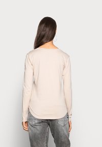 G-STAR ROLLED EDGE V NECK LONGSLEEVE - Camisola de manga comprida - brick