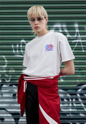 HUF FULL SERVICE TEE UNISEX - Camiseta estampada - white