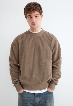 Balmohk, Pullover Crew Neck - Svetrík - brown out