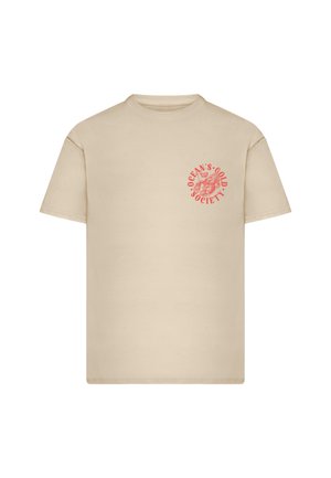 Mister Tee, OCEANS GOLD OVERSIZE TEE - T-shirt print - whitesand