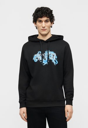 HOODIE BAROQUE WAVE - Kapuutsiga pusa - black