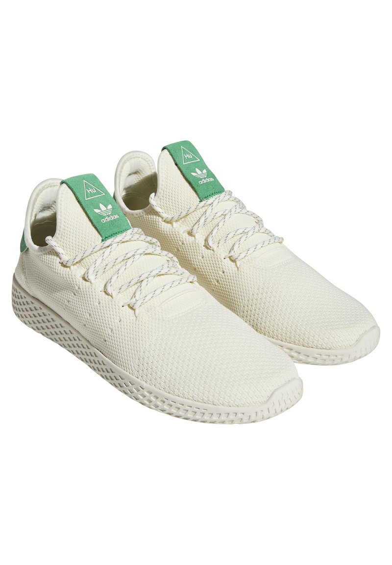 adidas Originals TENNIS HU UNISEX Zapatillas - off white/green/chalk white/crema - Zalando.es