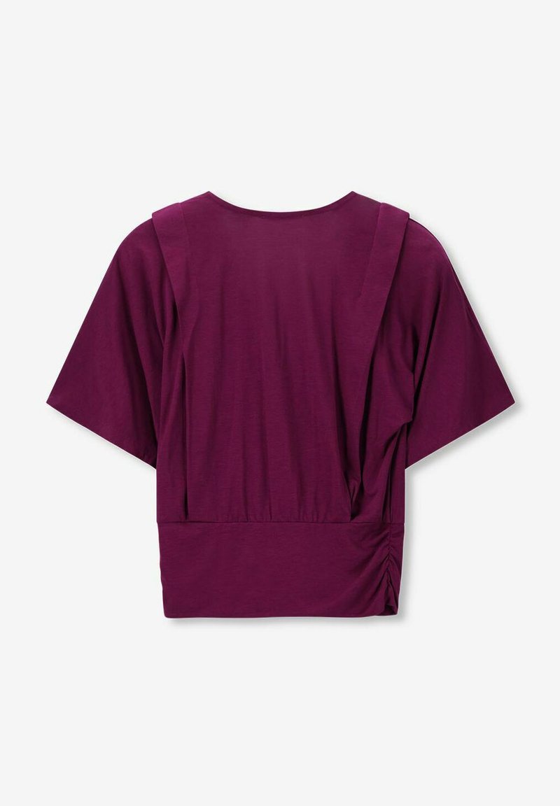 Sissy-Boy IN WICKEL-OPTIK T-shirt print dunkellila/paars - Main Image