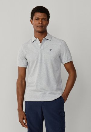 Hackett London SLIM FIT LOGO - Polo - light grey