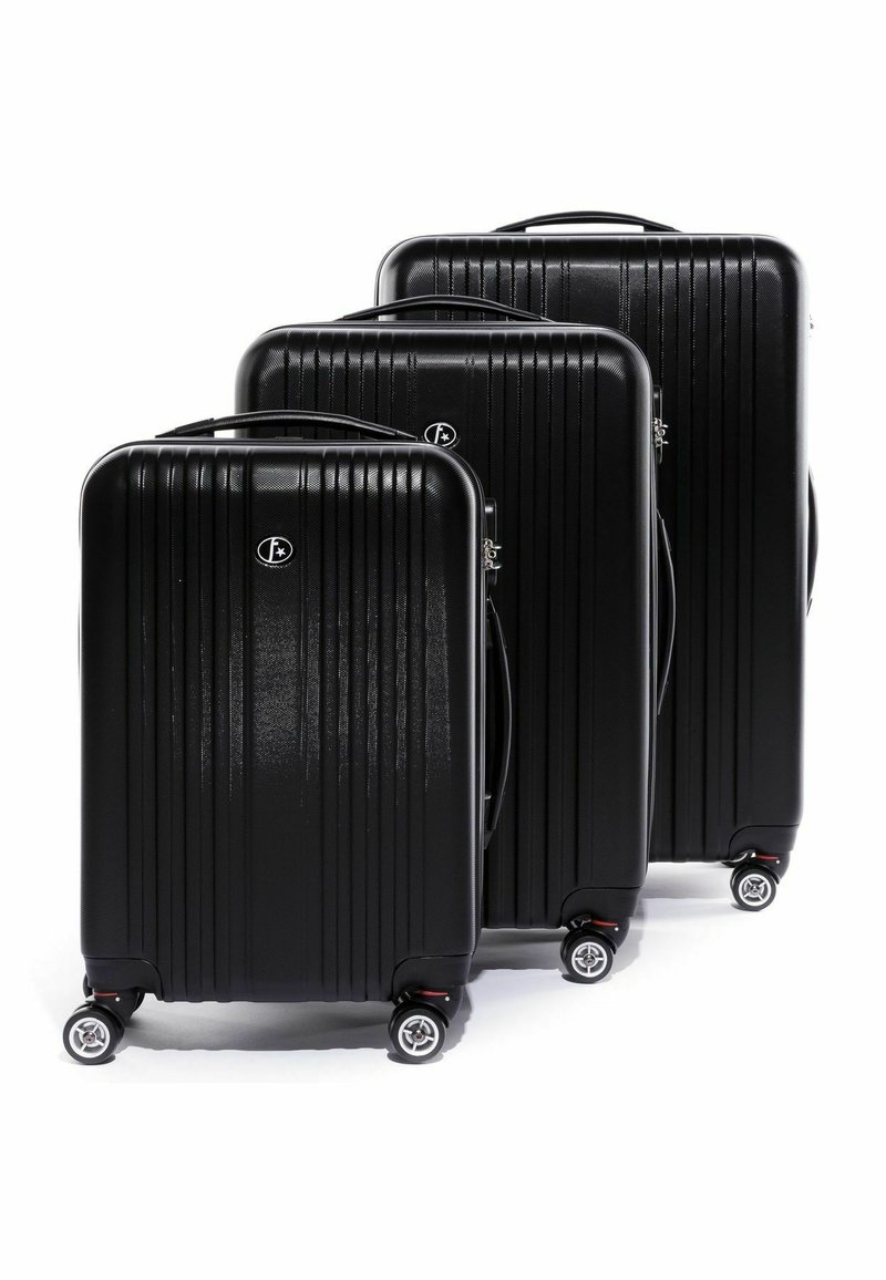 Set Valigie FERGÉ Saint-Tropez 3 Pezzi - Morbide, Leggere, 4 Ruote, Nero - Foto 8