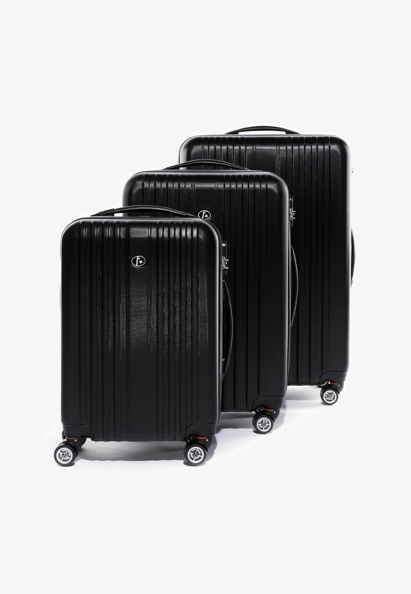 Set Valigie FERGÉ Saint-Tropez 3 Pezzi - Morbide, Leggere, 4 Ruote, Nero - Foto 8