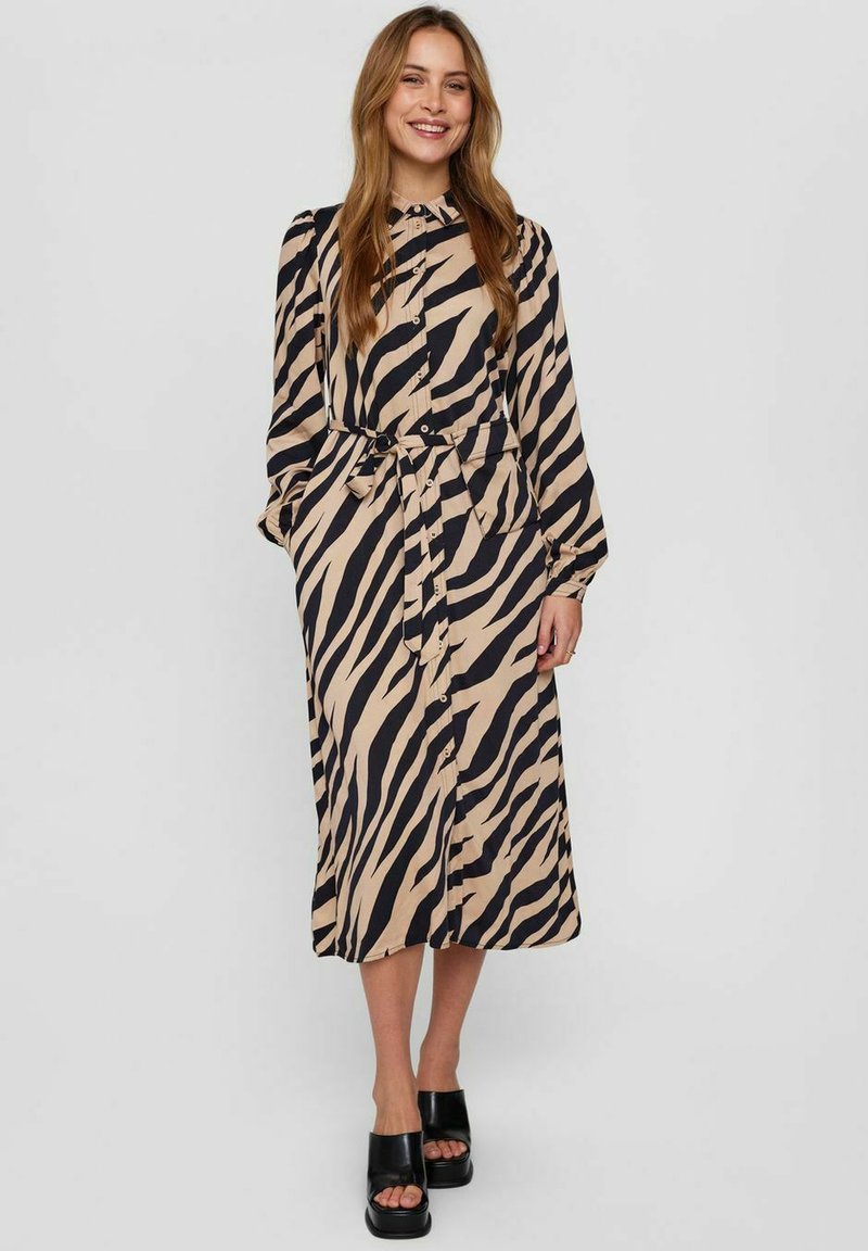 Numph Blousejurk beige Numph Blousejurk beige