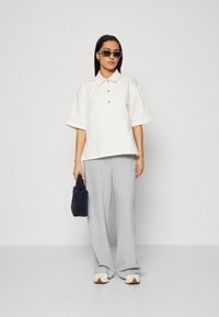 MSCH Copenhagen MIA SHIRT - Πόλο - vanilla ice