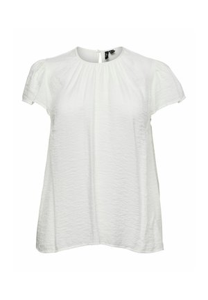 Vero Moda Curve, TOP VMCFLORES TOP - Bluse - snow white