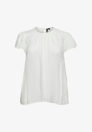 Vero Moda Curve, TOP VMCFLORES TOP - Bluse - snow white