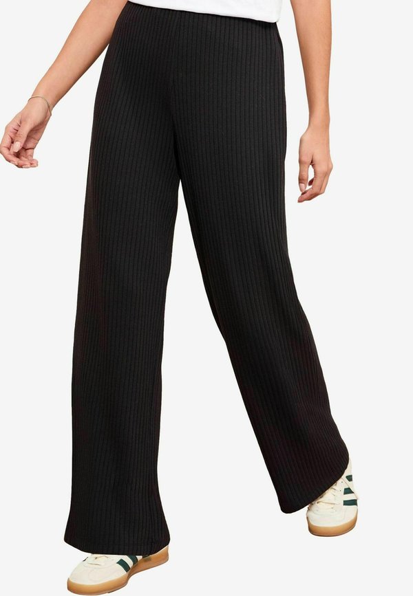 PETITE FIT   WIDE LEG  - Stoffhose