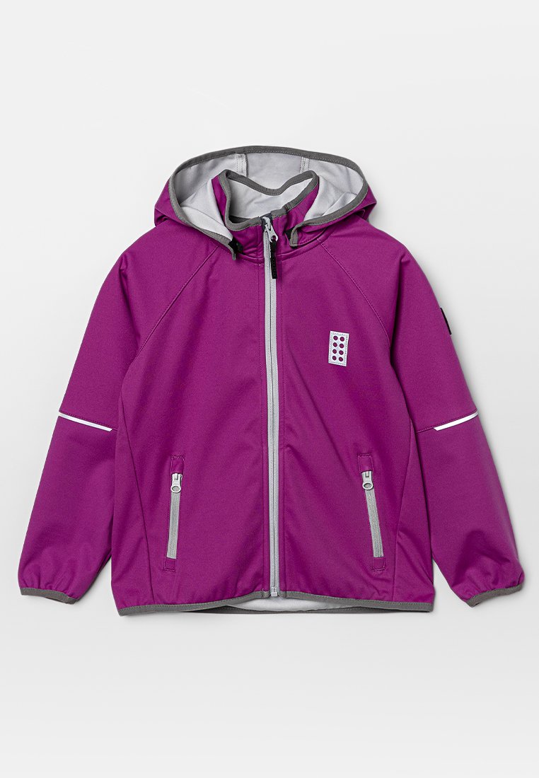 LEGO® kidswear Softshelljas donkerroze LEGO® kidswear Softshelljas donkerroze