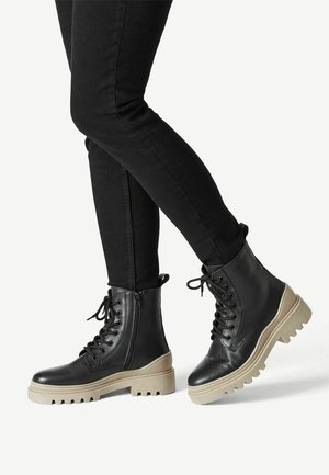 Tamaris Lace-up ankle boots - black leather