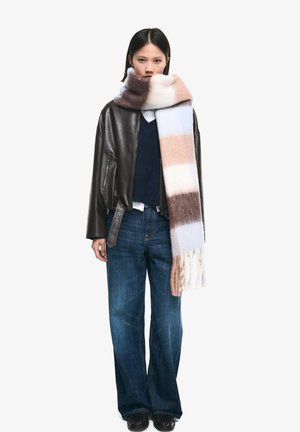 Bershka CHECK - Schal - sand